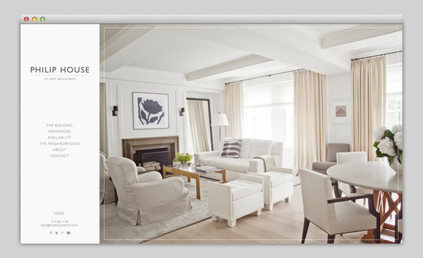Philip House #website #layout #design #web