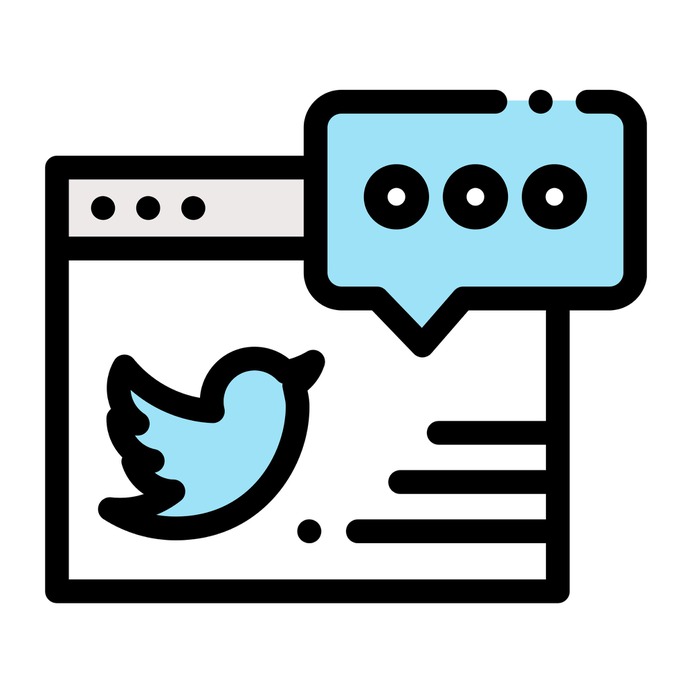 See more icon inspiration related to twitter, ui, chat bubble, webpage, browser, worldwide, communications, bird, talk, social network, social media, interface and internet on Flaticon.