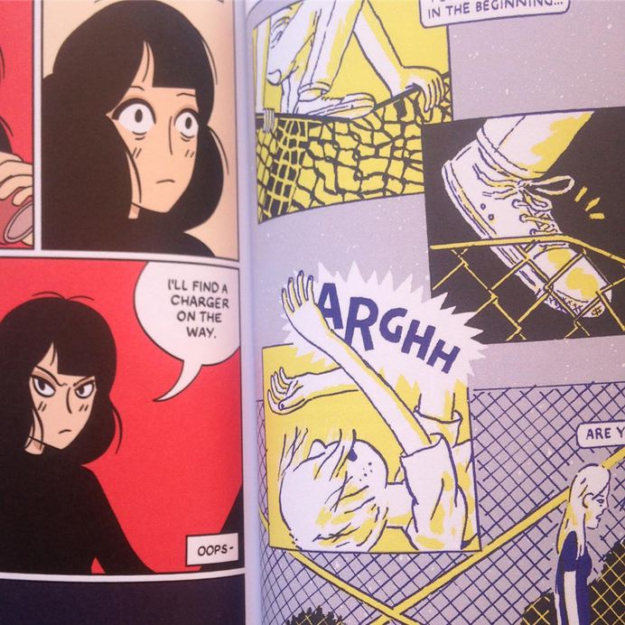 My comic is right next to the awesome @j__hicks in the Broken Frontier Yearbook. I am happy. Thanks @andywpoliver #brokenfrontier #comic #andyoliver #illustration #drawing #joshhicks