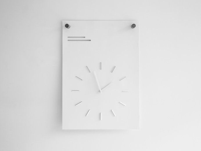 Rosanna and Clint paper clock