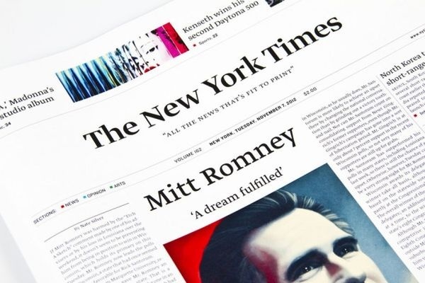 Proposta de novo design para o The New York Times #times #thenewyorktimes #jornal #design #graphic #newspaper #york #editorial #new