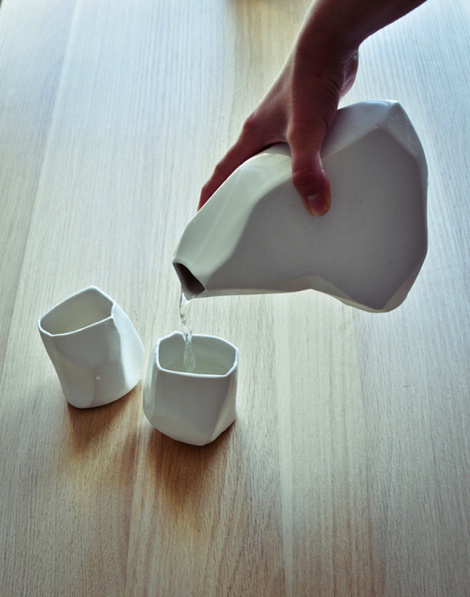 Rock ceramic set by Arkadiusz Szwed #cup #tea