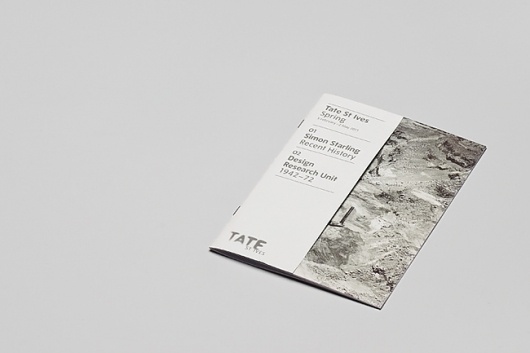 Tate - Simon Starling Exhibition and Communications Materials | Two #tate #ives #design #graphic #two #st #minimal