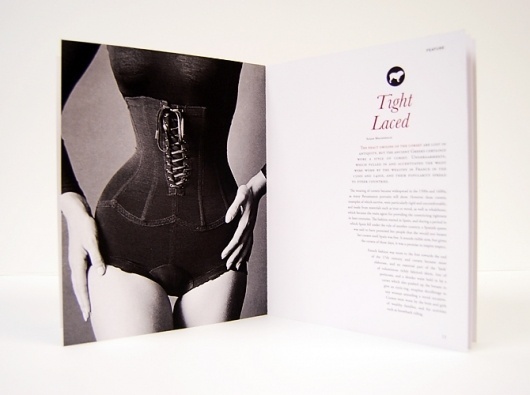 Dever Elizabeth #print #publication #curved #type #layout #burlesque #magazine