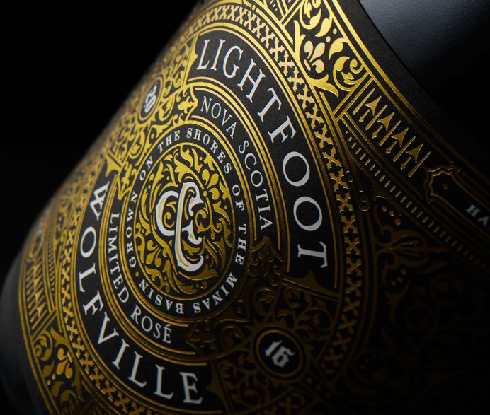 Lightfoot and Wolfville Limited Rosé — The Dieline | Packaging & Branding Design & Innovation News