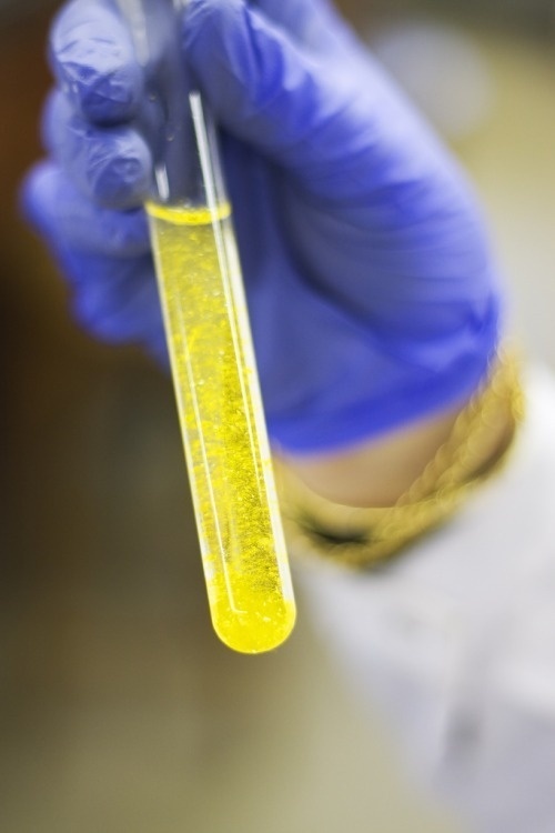 OTAKU GANGSTA #flourescent #tube #gloved #science #test