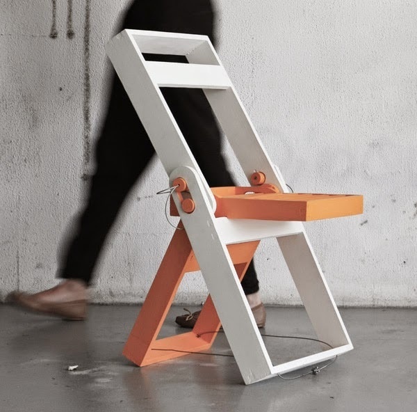 Simple and Comfortable Folding Chair for Academic/Work #interior #furniture #design
