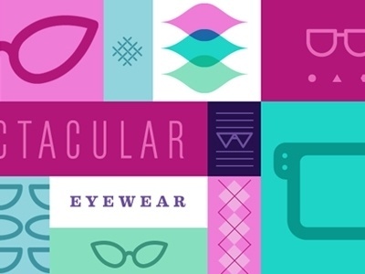 Dribbble - Specs by Mike McQuade #glasses #overlap #mcquade #color #mode #mike #overlay