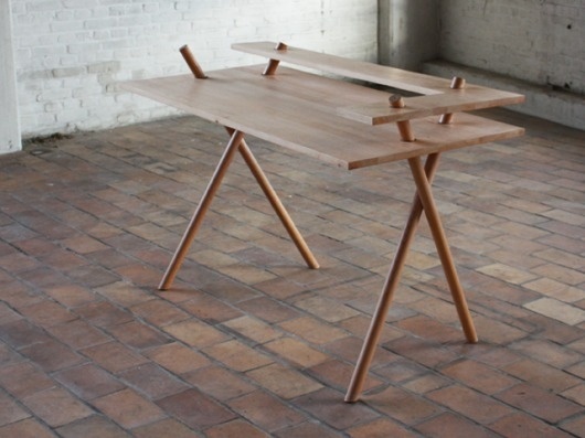 dana cannam design » bravais desk #interior #design #wood #furniture #desk