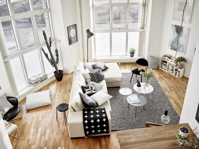 Living room #scandinavian #design #interior