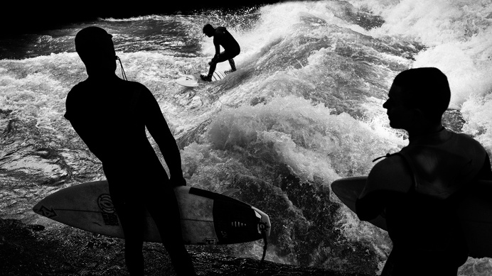 The Surfers of Munich on Behance