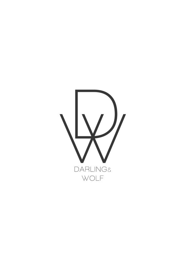 Darling & Wolf logo by ideabloc #fashion #logo #design