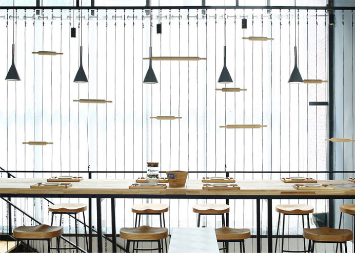 Luminous Restaurant Space by Zones Design - InteriorZine