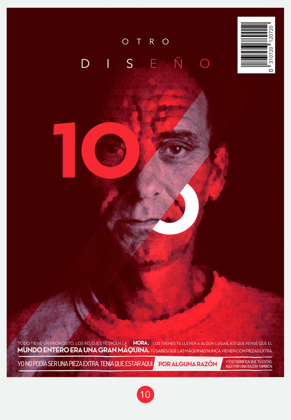 Artwork for OD Magazine #print #design #cover #od #portrait #magazine #typography