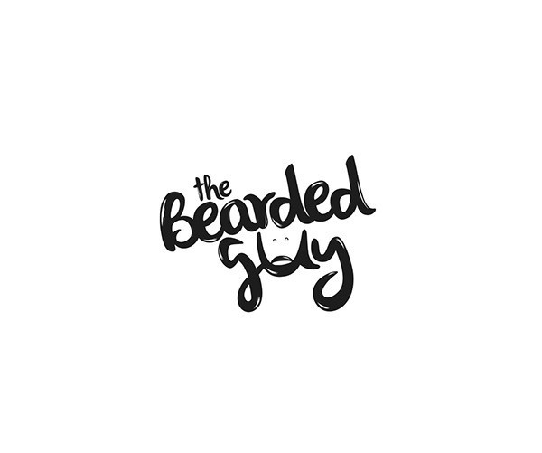 The Bearded Guy by Alexis Rethore #beard #handlettering #typography