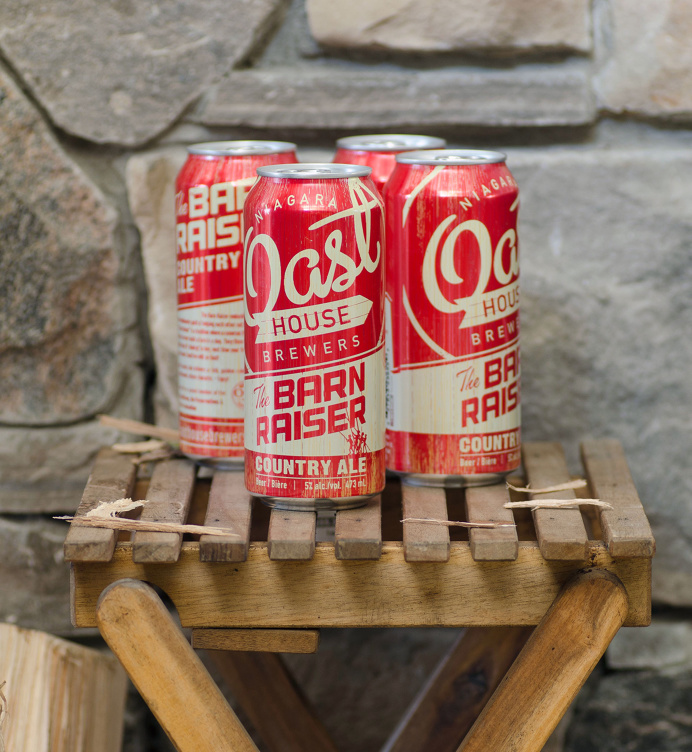 beer, box, package, barn, red, box