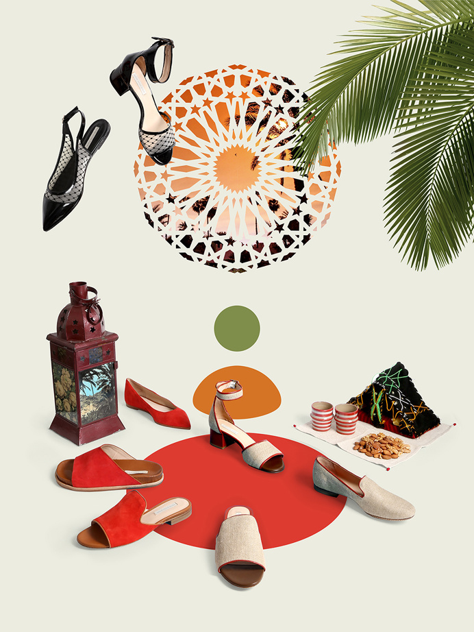 Shooting & Graphic design for Rêve d'un Jour shoes Brand by Fabrice Vrigny #fabrice_vrigny #photography #graphic_design #morocco