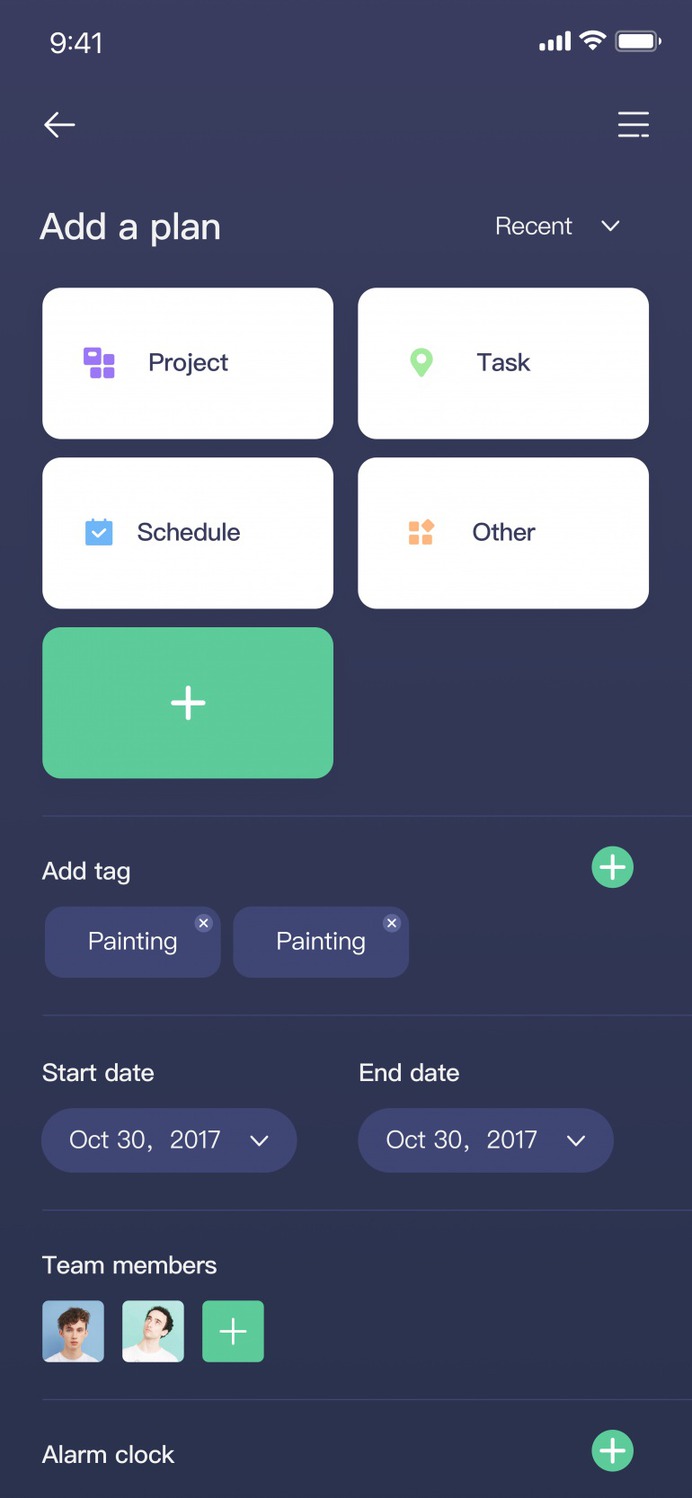 Daily exercise 2/100 days-Project application