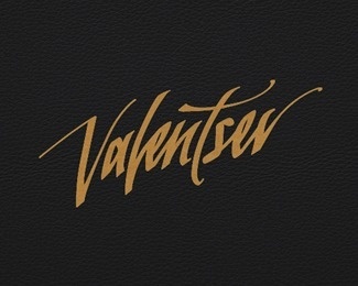 Valentsev #logotype #handwriting #handwritten #logo #typography