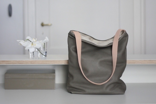 Kathrin Heubeck leather bag handmade