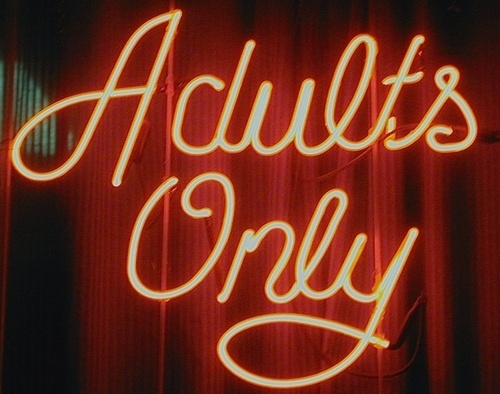 adults only | Flickr - Photo Sharing! #sign #neon