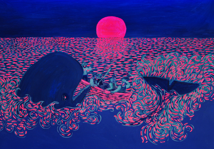 Neon Illustration eenoogkoning