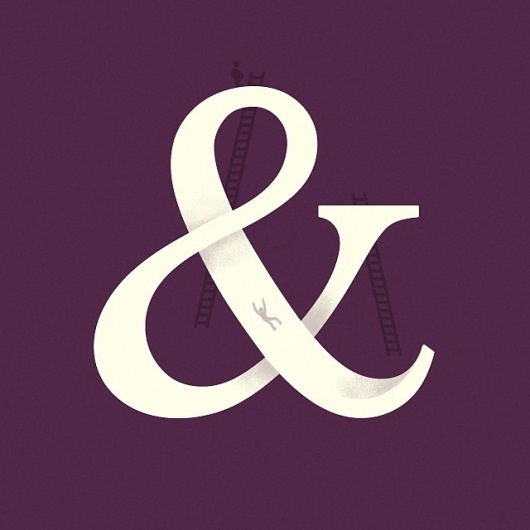 & Slide sketch | Flickr - Photo Sharing! #ampersand #illustration #ladder #slide #typography