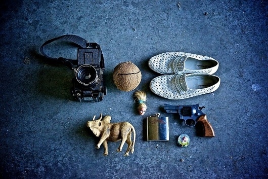 The Burning House #camera #gun #flask #photography #hip
