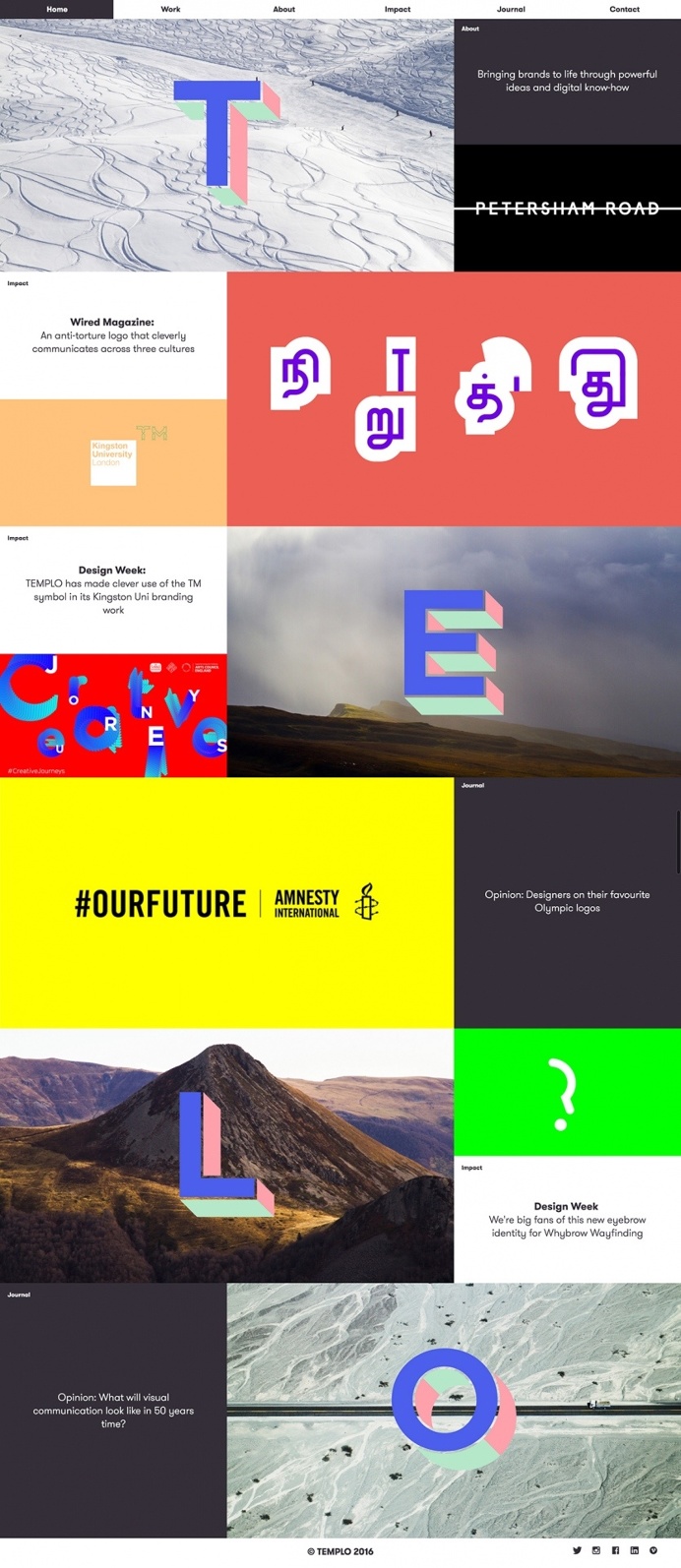 Templo branding and digital agency from UK webdesign inspiration design blog mindsparkle mag