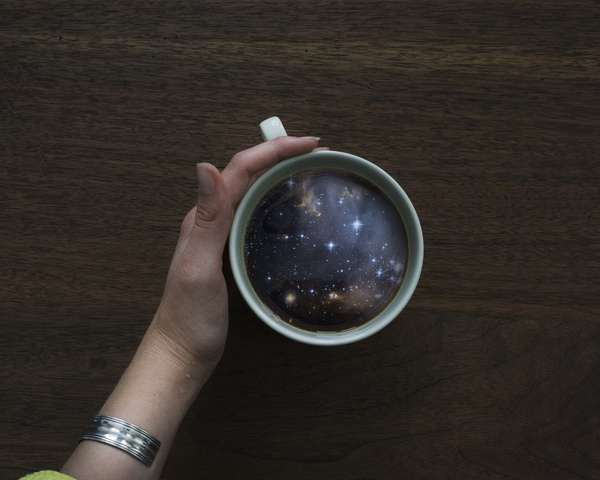 Surreal coffee cup