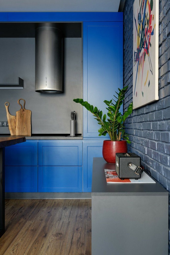 One-Bedroom Stylish Apartment in Kiev Reflects a Bold Personality