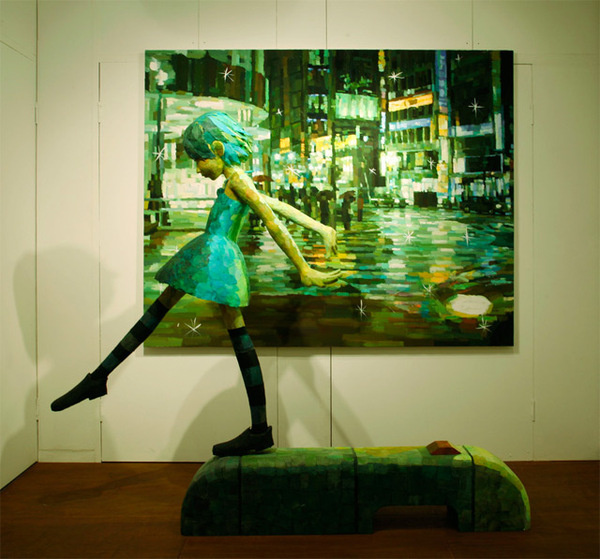 Artist Shintaro Ohata Seamlessly Blends Sculpture and Canvas to Create 3D Paintings