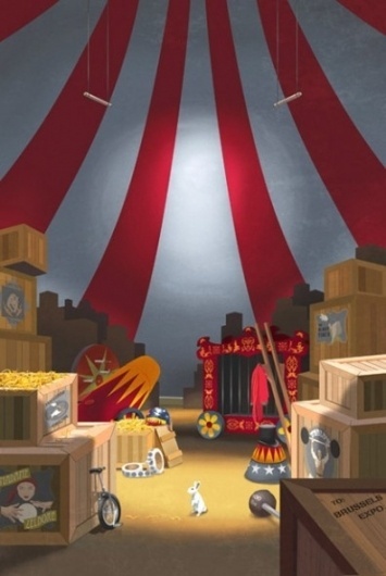 The Art of Steve Thomas « These Old Colors™ #steve #design #circus #thomas