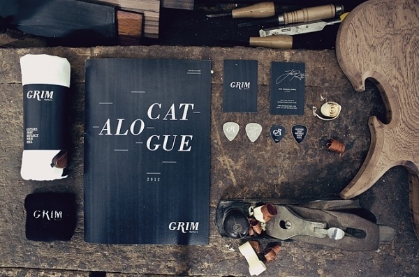 Grim Guitars - Luís Oliveira - Graphic . Interactive Design #card #identity #business