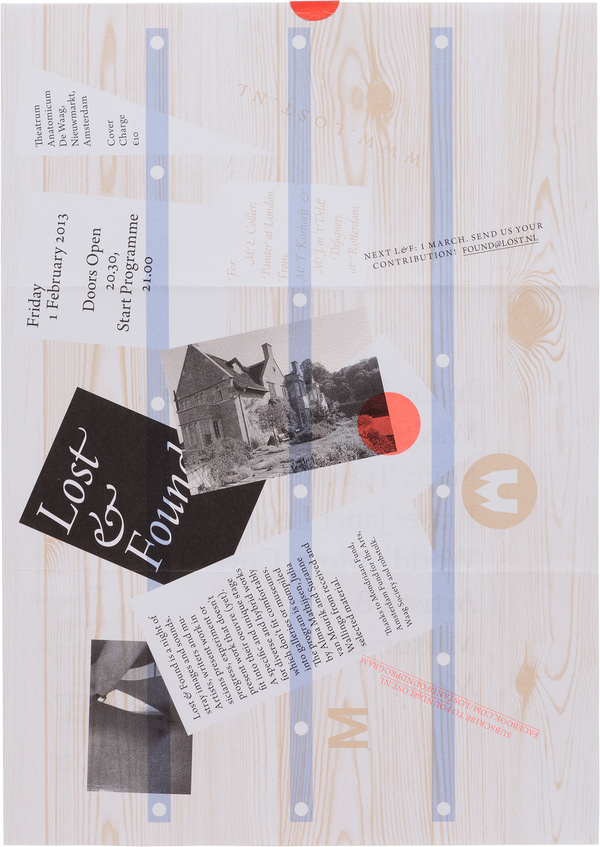 Lost & Found: Theatrum Anatomicum (01–02–2013) #dutch #poster