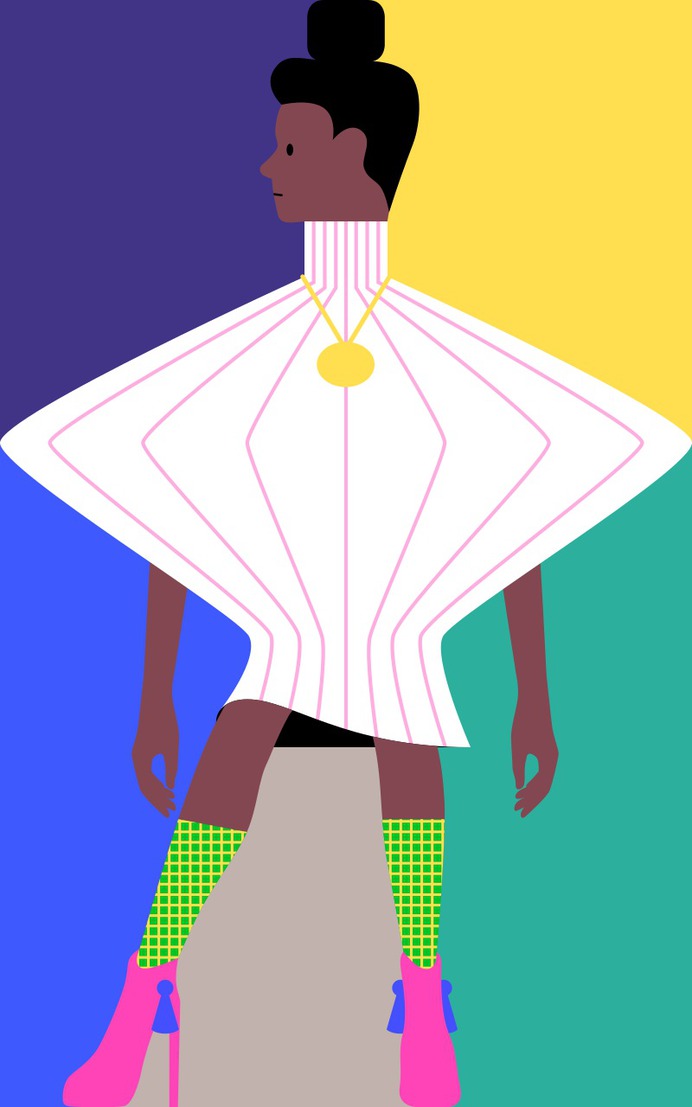 #london #lfw #illustration #pattern #design #people #advertising #michaelarnold #editorial #vector
