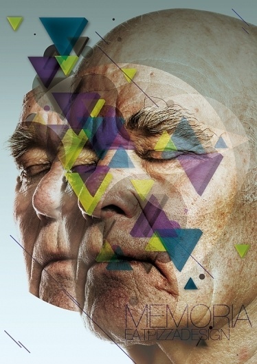 Memoria « Eat Pizza Design #old #color #graphic #illustration #photography #eatpizzadesign #poster #art #man