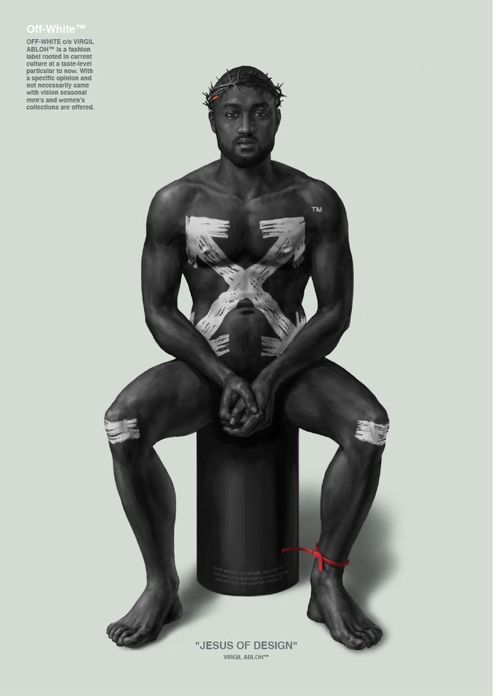 VIRGIL ABLOH™ - "JESUS OF DESIGN" on Behance