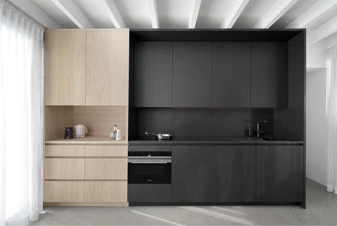 Small is Beautiful - InteriorZine - #kitchen #design #furniture #black