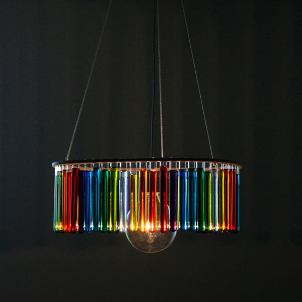 Test Tube Chandeliers by Pani Jurek #chandelier #candelabrum