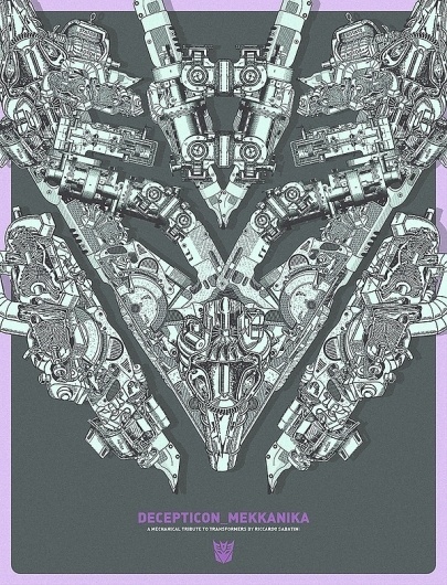MEKKANIKA on the Behance Network #transformer #poster