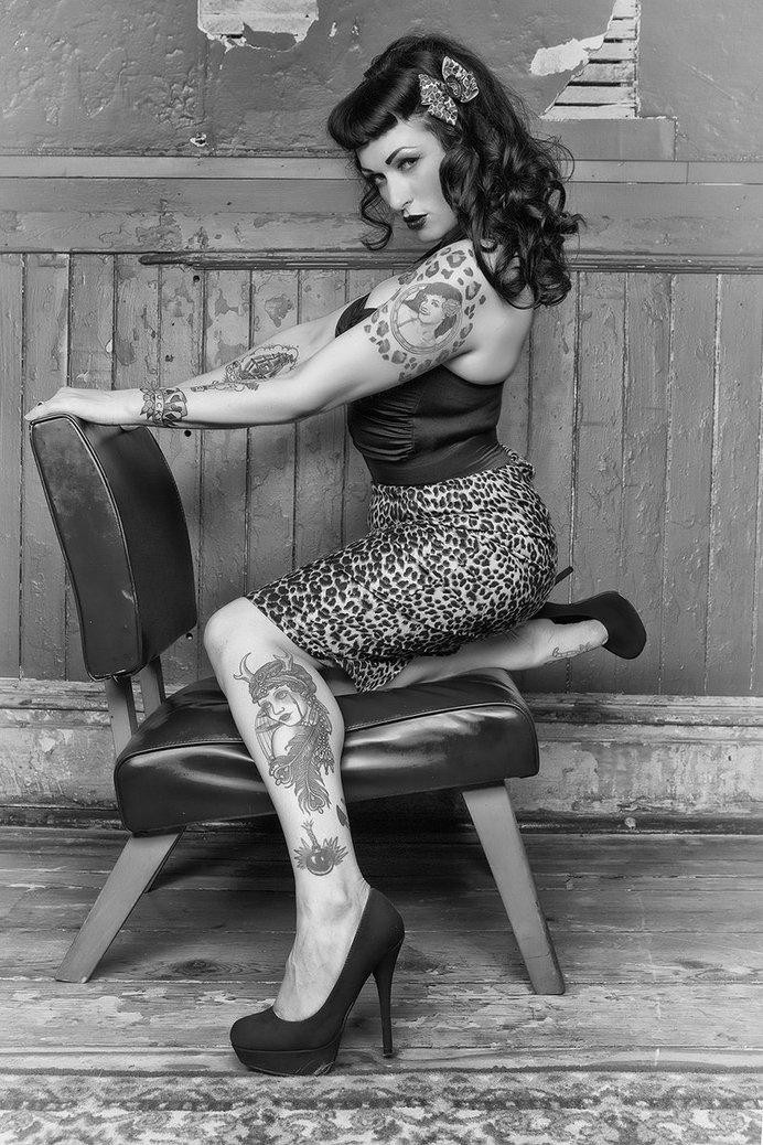 Lisa Leopard 004 by daniellahaie #people #photography #pinup #portrait
