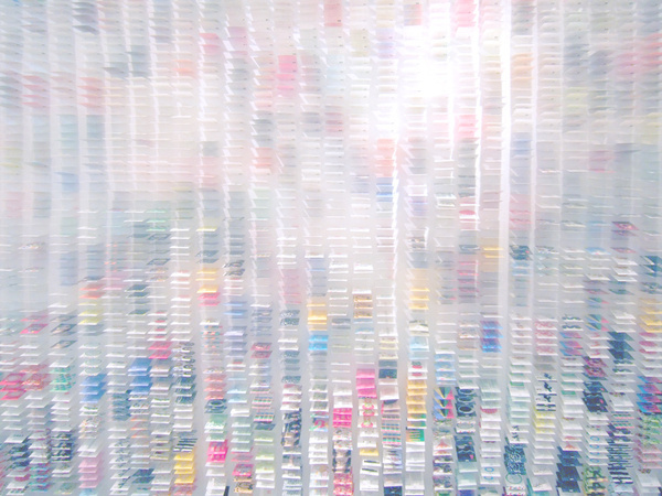 moriyuku ochiai architects + twoplus a's business card forest #cards #business #installation