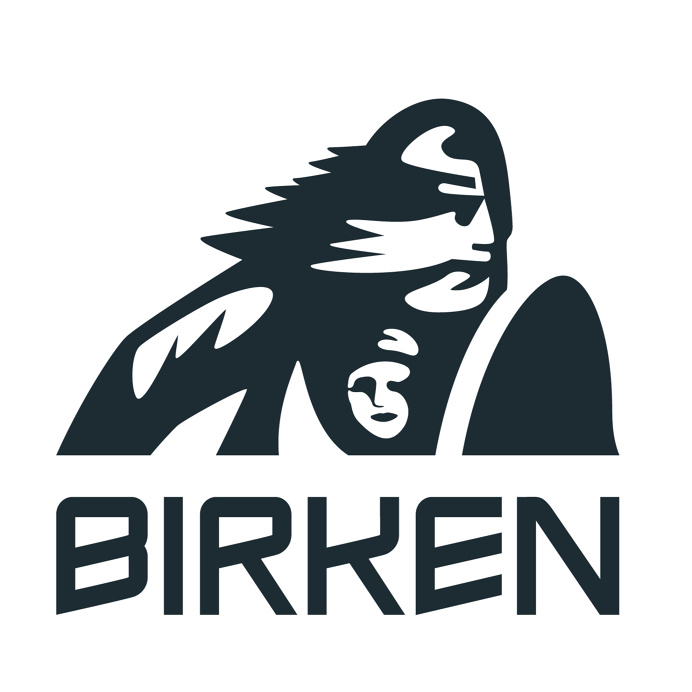 Birken Logo #logo #brand #mark #id #identity #human #negative #shadow