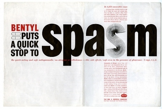Creative Review - Pushing drugs #spasm #white #red #black #bentyl