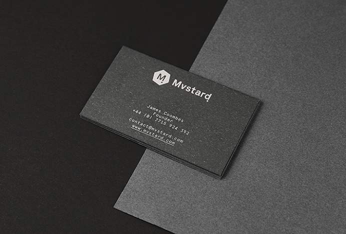 Mvstard! by Think Work Observe #brand design #stationery #business card