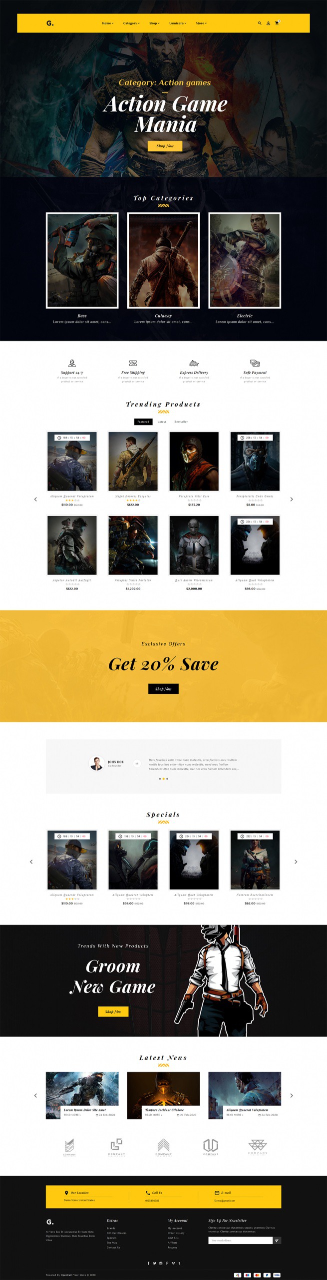Groom - OpenCart Multi-Purpose Responsive Theme | TemplateTrip