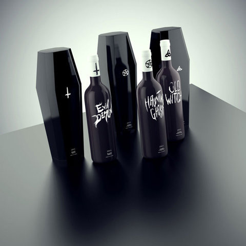 Possession - The Unholy WineÂ Collection - The Dieline: The World's #1 Package Design Website -