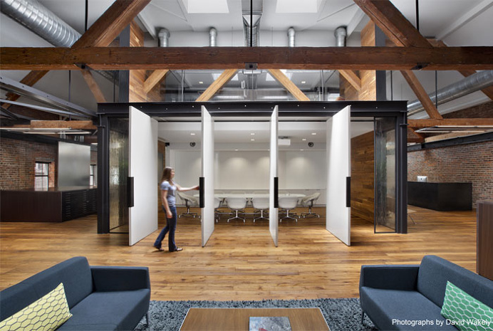Natural and Rustic Interior of a Creative Agency