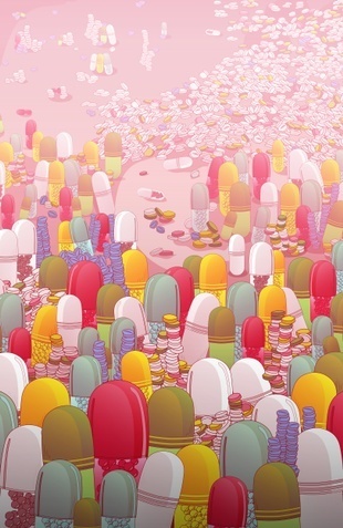 "Society of Pills" #pills #society #illustration #apparel #shop #online